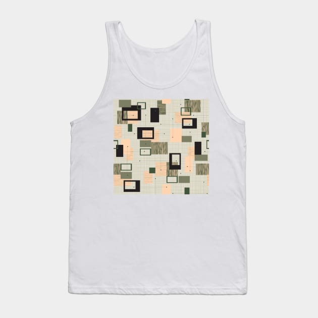 Mid Century Modern 10a Tank Top by Makanahele